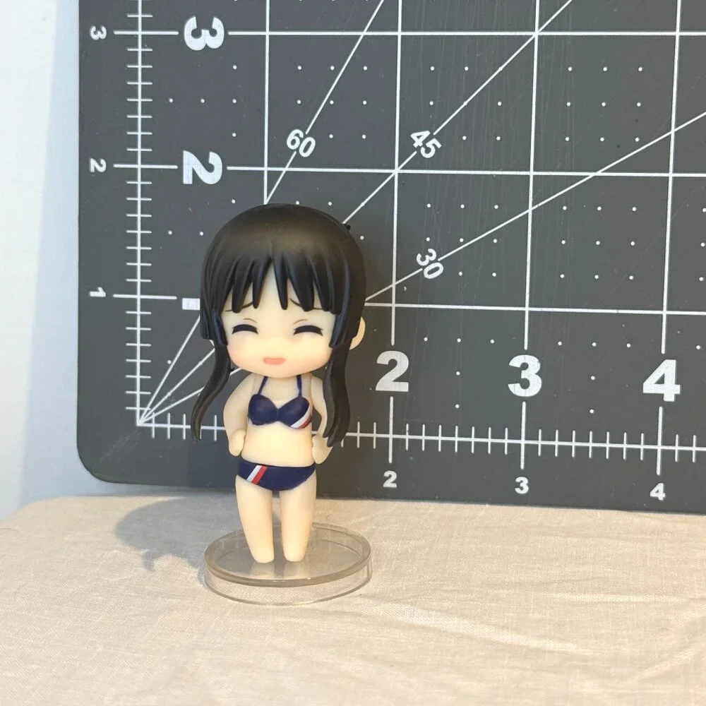 K-On Anime Figure - Mio - Kawaii Japan Import - Rare Nendoroid Petite - Picture 3 of 3